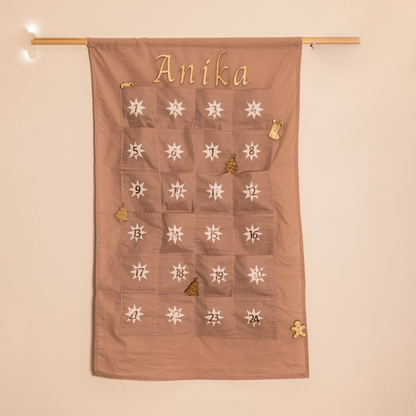 Adventskalender aus Stoff