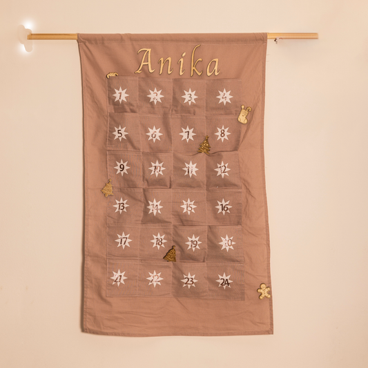 Adventskalender aus Stoff