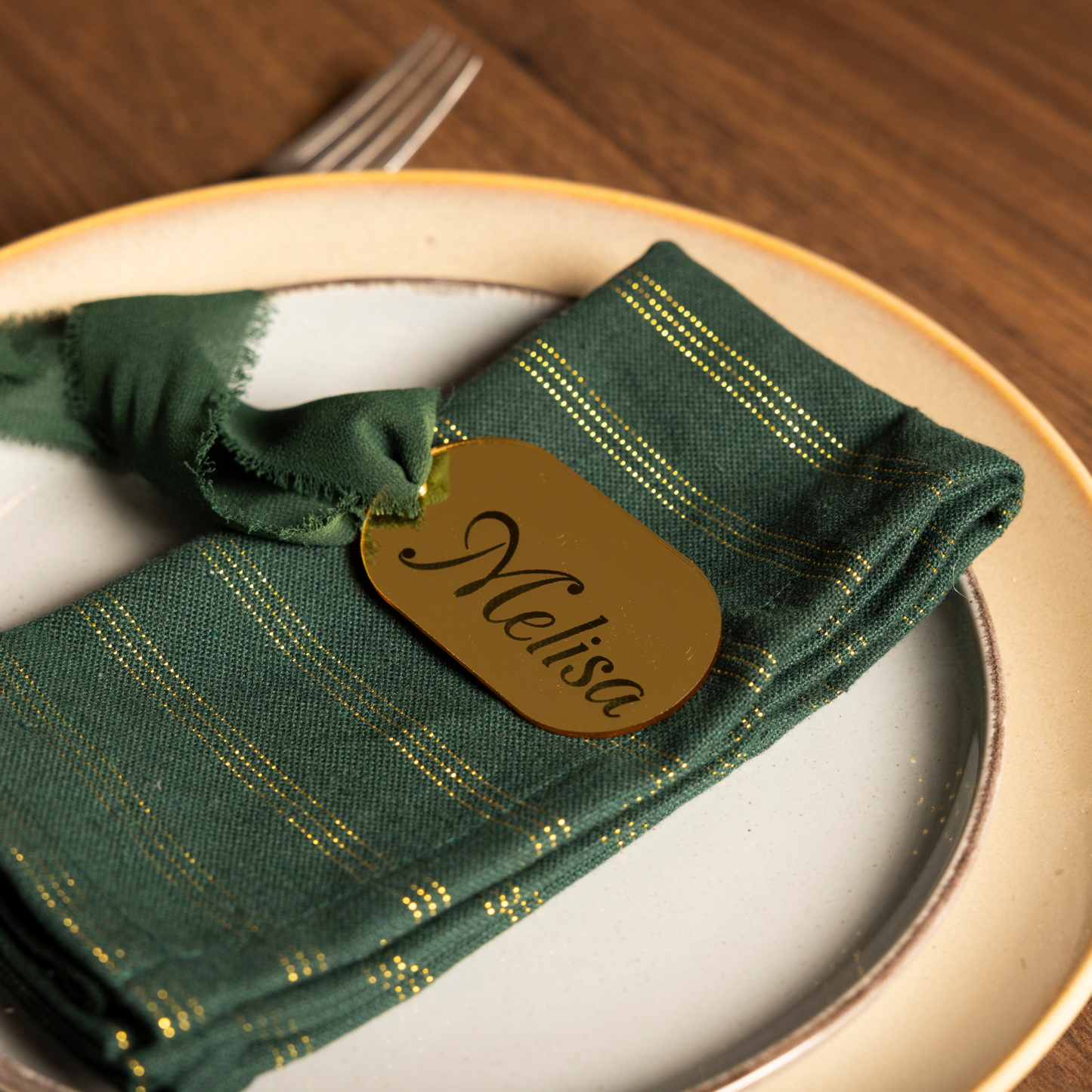 Namensschilder Tischdeko