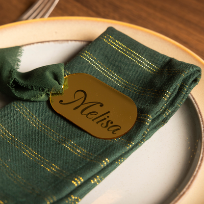 Namensschilder Tischdeko