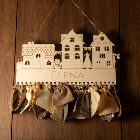 Adventskalender aus Holz