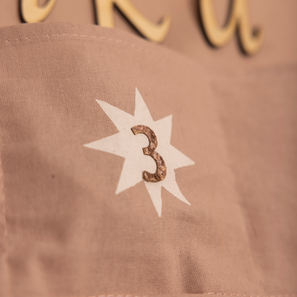 Adventskalender aus Stoff