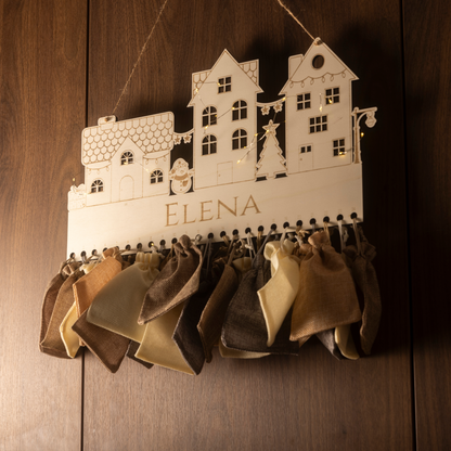 Adventskalender aus Holz