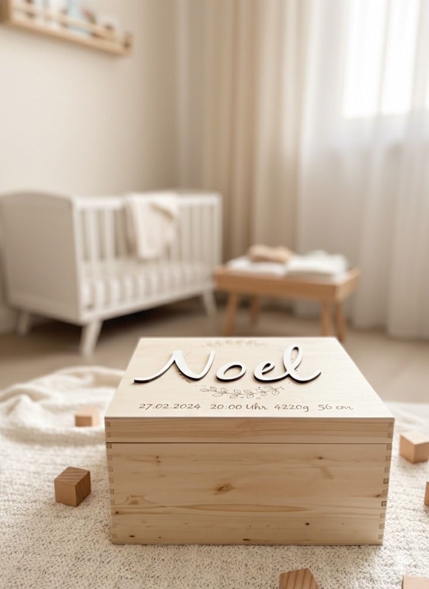 Erinnerungsbox aus Holz